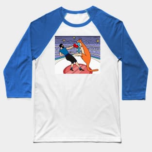 Boxing Glove Boxing Kangaroo Fighting Baseball T-Shirt